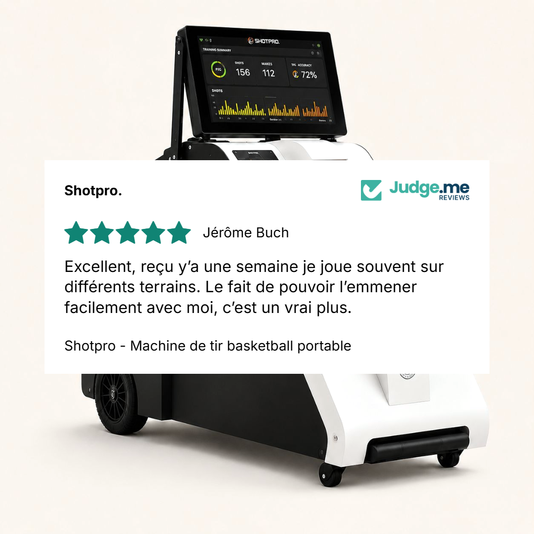 Shotpro - Machine de tir basketball portable
